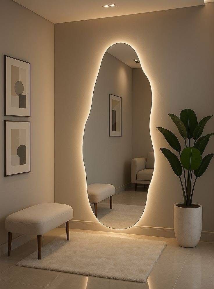 مرايا طويلة ديكور